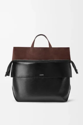 Kağıt Dana Derisi ve Süet Malzemeli Büyük Switch Tote Çanta