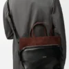 Kağıt Desenli Dana Derisi ve Süet Küçük Switch Tote çantası Kağıt Desenli Dana Derisi ve Süet Küçük Switch Tote çantası