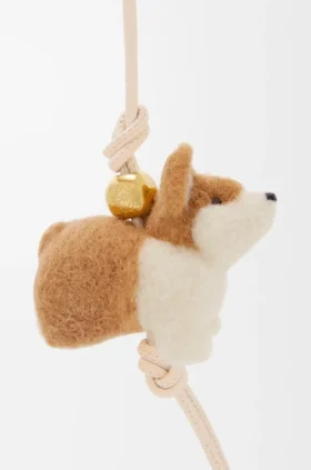 Keçe ve Dana Derisinden Corgi Charm Keçe ve Dana Derisinden Corgi Charm