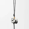 Keçe ve dana derisinden yapılmış Panda charm Keçe ve dana derisinden yapılmış Panda charm