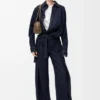 Kemerli Denim Kot Pantolon Kemerli Denim Kot Pantolon