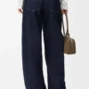 Kemerli Denim Kot Pantolon Kemerli Denim Kot Pantolon