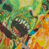 Klasik Dana Derisinden XL Puzzle Fold Tote çantası