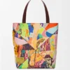Klasik Dana Derisinden XL Puzzle Fold Tote çantası