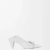 Kuzu Derisinden Origami Kapaklı Topuklu Ayakkabı Kuzu Derisinden Origami Kapaklı Topuklu Ayakkabı