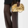 Lamine Kuzu Derisinden Orta Boy Flamenco Purse Lamine Kuzu Derisinden Orta Boy Flamenco Purse