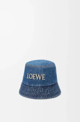 Loewe Denim Kova Şapka Loewe Denim Kova Şapka