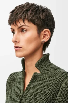 Loewe Graphic Gümüş Tekli Küpe