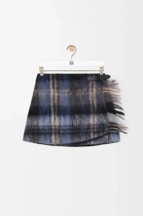 Mohair ve Yün Karışımlı Etek