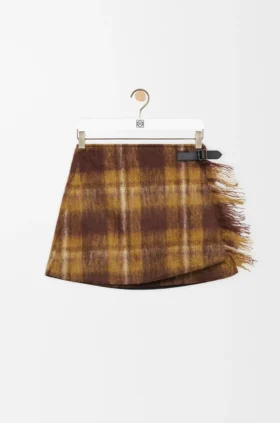 Mohair ve Yün Karışımlı Etek