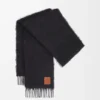 Mohair ve yünden yapılmış fular