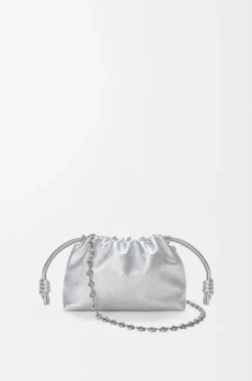 Moiré Desenli Dana Derisinden Mini Flamenco Purse