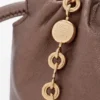 Moiré Desenli Dana Derisinden Mini Flamenco Purse Moiré Desenli Dana Derisinden Mini Flamenco Purse