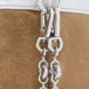 Moiré Desenli Dana Derisinden Mini Flamenco Purse Moiré Desenli Dana Derisinden Mini Flamenco Purse