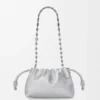 Moiré Desenli Dana Derisinden Mini Flamenco Purse Moiré Desenli Dana Derisinden Mini Flamenco Purse