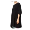 Nakışlı Gülen Yüz Desenli Bol Kesim Kısa Kollu Unisex Siyah S616341X20-1100