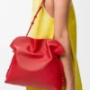 Nappa Dana Derisinden Orta Boy Coil Flamenco Clutch Nappa Dana Derisinden Orta Boy Coil Flamenco Clutch