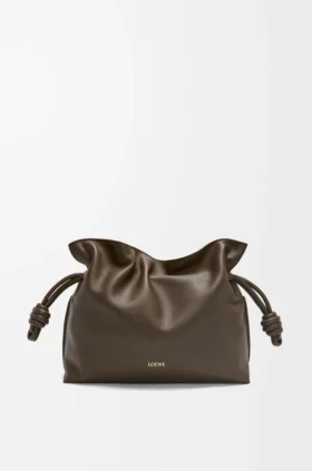 Nappa Dana Derisinden Orta Boy Flamenco Clutch