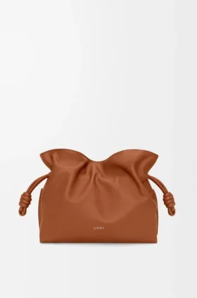 Nappa Dana Derisinden Orta Boy Flamenco Clutch