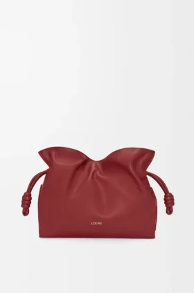 Nappa Dana Derisinden Orta Boy Flamenco Clutch