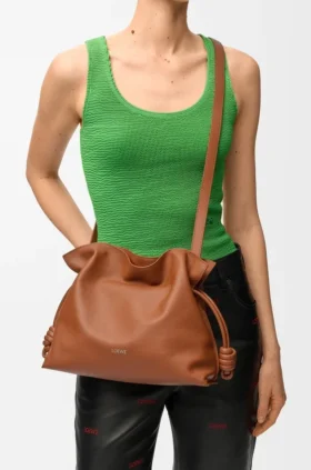 Nappa Dana Derisinden Orta Boy Flamenco Clutch