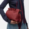 Nappa Dana Derisinden Orta Boy Flamenco Clutch Nappa Dana Derisinden Orta Boy Flamenco Clutch