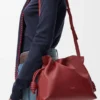 Nappa Dana Derisinden Orta Boy Flamenco Clutch Nappa Dana Derisinden Orta Boy Flamenco Clutch