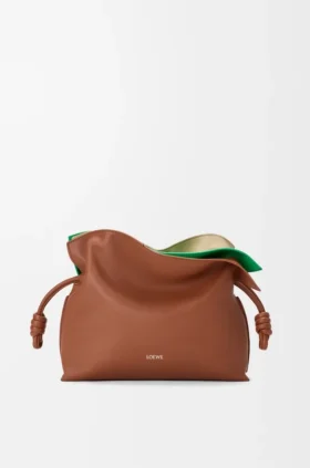 Nappa Dana Derisinden Orta Boy Katmanlı Flamenco Clutch
