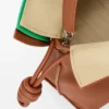 Nappa Dana Derisinden Orta Boy Katmanlı Flamenco Clutch Nappa Dana Derisinden Orta Boy Katmanlı Flamenco Clutch