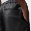 Nappa Kuzu Derisinden Kısa Pantolon Nappa Kuzu Derisinden Kısa Pantolon