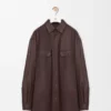 Nappa Kuzu Derisinden Üretilmiş Overshirt