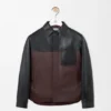 Nappa Kuzu Derisinden Üretilmiş Overshirt