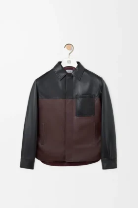 Nappa Kuzu Derisinden Üretilmiş Overshirt
