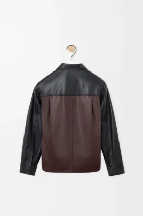Nappa Kuzu Derisinden Üretilmiş Overshirt