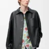 Nappa Kuzu Derisinden Üretilmiş Overshirt
