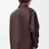 Nappa Kuzu Derisinden Üretilmiş Overshirt