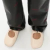 Nappa Kuzu Derisinden Yumuşak Pebble Balerin Ayakkabı Nappa Kuzu Derisinden Yumuşak Pebble Balerin Ayakkabı
