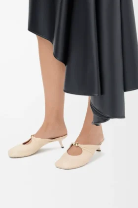 Nappa Kuzu Derisinden Yumuşak Pebble Mule