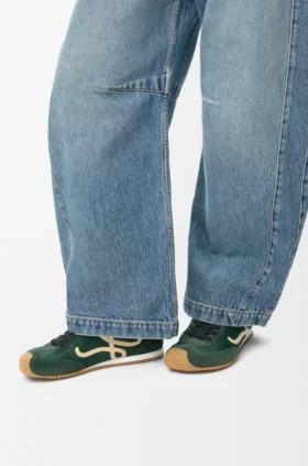 Naylon ve Süet Balet Runner 2.0