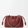 İnce Damarlı Dana Derisinden Orta Boy Flamenco Purse İnce Damarlı Dana Derisinden Orta Boy Flamenco Purse