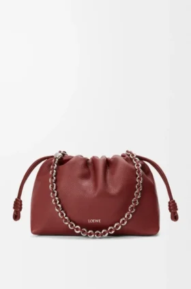 İnce Damarlı Dana Derisinden Orta Boy Flamenco Purse