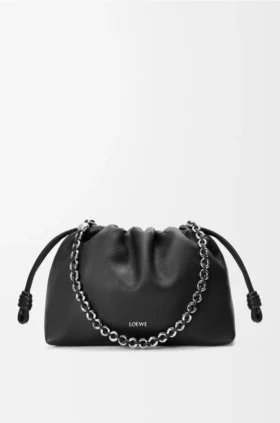 İnce Damarlı Dana Derisinden Orta Boy Flamenco Purse