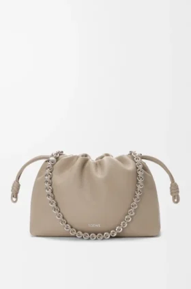 İnce Damarlı Dana Derisinden Orta Boy Flamenco Purse