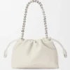 İnce Damarlı Dana Derisinden Orta Boy Flamenco Purse İnce Damarlı Dana Derisinden Orta Boy Flamenco Purse