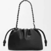İnce Damarlı Dana Derisinden Orta Boy Flamenco Purse İnce Damarlı Dana Derisinden Orta Boy Flamenco Purse