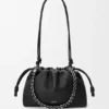 İnce Damarlı Dana Derisinden Orta Boy Flamenco Purse İnce Damarlı Dana Derisinden Orta Boy Flamenco Purse