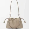 İnce Damarlı Dana Derisinden Orta Boy Flamenco Purse İnce Damarlı Dana Derisinden Orta Boy Flamenco Purse