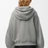 Pamuk ve Kaşmir Flamenco Kapüşonlu Sweatshirt Pamuk ve Kaşmir Flamenco Kapüşonlu Sweatshirt