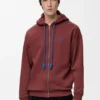 Pamuklu Fermuarlı Kapüşonlu Sweatshirt