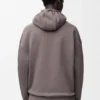 Pamuklu Fermuarlı Kapüşonlu Sweatshirt